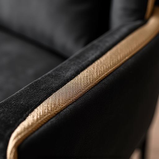 Dettaglio di un arredo di design in una suite.